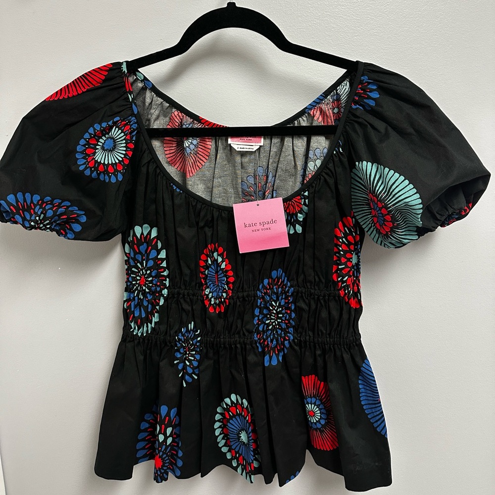 KATE SPADE - Firework Floral Riviera Top